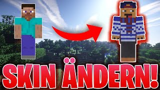 Wie kann ich meinen Minecraft SKIN ändern  Wie kann man seinen Minecraft Skin ändern PC Deutsch [upl. by Sofer]