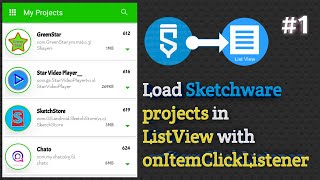 How to load Sketchware projects into ListView part1 Gliese Developer [upl. by Stilwell]