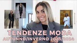 10 TENDENZE MODA per l AUTUNNOINVERNO 2024 [upl. by Ethelyn]