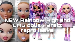 MGA DOLL NEWS NEW Rainbow High and OMG dolls  Bratz slumber party reproduction leaks [upl. by Jorgenson369]