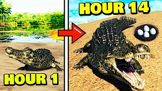 Surviving As A BABY DEINOSUCHUS in Prior Extinction Roblox [upl. by Greenland275]