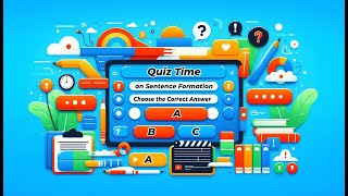 Quiz on Sentence Formation  Declarative Imperative Interrogative Exclamatory [upl. by Aynos949]