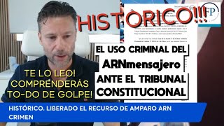 HISTÓRICA demanda de AMPARO CONSTITUCIONAL por USO CRIMINAL de Terapia Génica [upl. by Scarrow9]