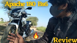 Apache RTR 180 Review  2022 ll Pardesi chhora [upl. by Philippa]