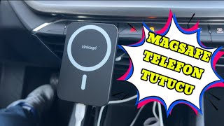 İNCELEME  MAGSAFE ARAÇ İÇİ MANYETİK TELEFON TUTUCU [upl. by Idnem18]