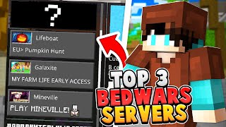 Top 3 Bedwars Servers For Minecraft Bedrock 120 [upl. by Joachim368]