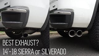 Best Exhaust for 2014 to 2018 Sierra or Silverado I think so Corsa Sport [upl. by Abrahamsen570]