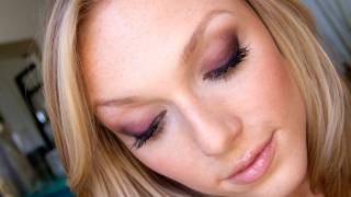 Holiday Makeup Maroon Cat Eye Tutorial [upl. by Ahsemad940]