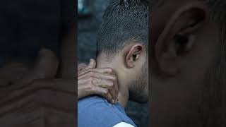 Very Crunchy Neck Crack With Head massage ASMR By Uncle Barber shorts [upl. by Rogovy]