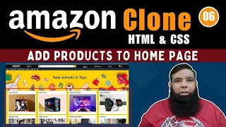 Amazon Clone with HTML amp CSS StepbyStep Tutorial Part VI  Class 41 [upl. by Acsisnarf555]