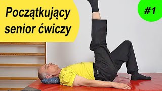 Gimnastyka dla seniorów początkujących i słabszych cz 1 [upl. by Oicirbaf]