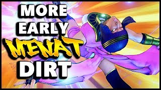 SFV  XIAN amp Go1  More Early Menat Dirt  Compilation  SF5 [upl. by Onilecram]