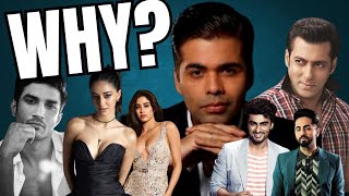 NEPOTISM in Bollywood ruining Film Industry  Sushant Singh Rajput  Karan Johar  Ananya Panday [upl. by Sharia]