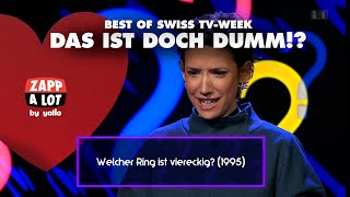 Dumm ist der der Dummes tut  👉 Abonniere zappalot  Best of Swiss TVWeek [upl. by Nosnar136]