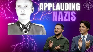 SHOCKING Trudeau and Zelenskys Standing Ovation for Ukrainian Nazi [upl. by Irahs]