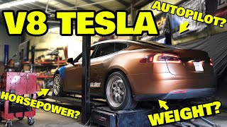 We put the V8 Tesla on the dyno and it didnt disappoint [upl. by Nilekcaj]