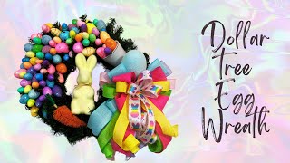 Unleash Your Creativity With A Dollar Tree Egg Wreath – Super Simple amp Budgetfriendly [upl. by Ezzo]