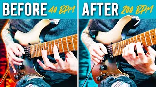 The Fastest Way To INSANE Guitar Speed Practice THIS [upl. by Cone823]