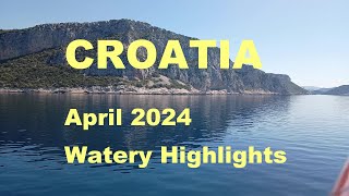 Croatia island cruise watery highlights 2024 [upl. by Yerhpmuh]