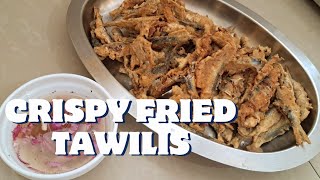 CRISPY FRIED TAWILIS  TAGAYTAYS SPECIAL TAWILIS  QUICK AND EASY MAUI [upl. by Bauske]