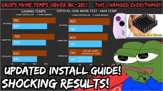 Rog Ally NVME Over heating Drop temps by 18c The best mod I have created PART 2 FULL INSTALL [upl. by Htebasile]