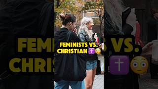 😳🤷🏼‍♀️ FEMINISTS ROAST CHRISTIAN [upl. by Jaynes47]