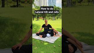 Lateral tilt and rolls Sitting line 1st Massage lesson [upl. by Kirsch]