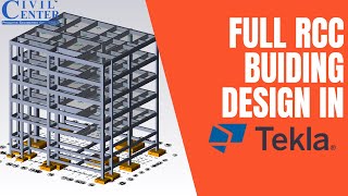 Tekla Structural Designer Tutorial  Complete RCC Building Design [upl. by Annahavas108]