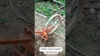 3 pulo cycle weeder rs 2600 9787672239 melur madurai d TN india🇮🇳 [upl. by Berlauda]