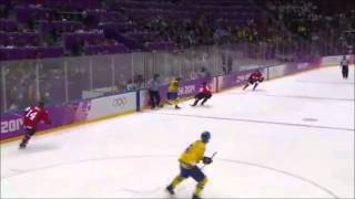 Chris Kunitz goal  Final game Canada vs Sweden Sochi 2014 [upl. by Ardnal227]