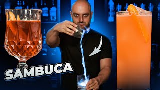 Sambuca Cocktail Recipes 🔥 How to drink Sambuca [upl. by Herm]