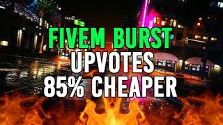 BUY FIVEM UPVOTES amp BURST 85 CHEAPER THAN ZAP HOSTING 2024 METHOD [upl. by Lyrpa716]