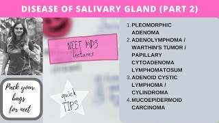 salivary gland neoplasm part 2 [upl. by Yeleak]