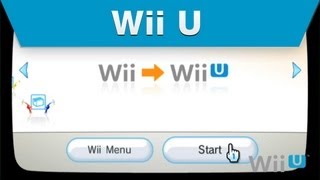 Wii U  Wii to Wii U System Transfer Process [upl. by Amery]