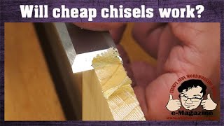 Cheap chisels How to make them scary sharp [upl. by Neelyak992]