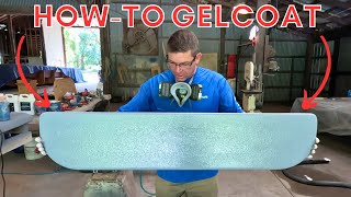 HOW TO Build a Custom Seat Mastering Gelcoat Application [upl. by Legnaleugim774]