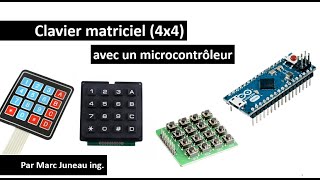 Clavier matrice et microcontrôleur [upl. by Valerie]