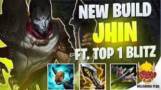 New Jhin Build Ft Top 1 Blitzcrank  Wild Rift HellsDevil Plus Gameplay [upl. by Oiliruam884]