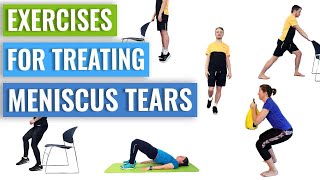 Meniscus Tear Exercises 23 Exercises and Stretches Explained and Demonstrated [upl. by Oliana]