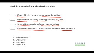 Clues in NREMT Questions Patient Matching Exercise [upl. by Grissom]