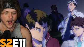 THE SPRING TOURNAMENT  quotAbove quot  Haikyu Season 2 Episode 11 REACTION [upl. by Haleelahk]