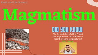 Magmatism  How Magma is Formed Earth and Life Science VolcanicEruption magmatism earthscience [upl. by Atiz]