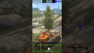 ТОП 1 ПЕРЕМОГА 137К СЕРЕБРА НА M6A2E1 EXP💪WORLD OF TANKS BLITZ😎shorts [upl. by Norehs700]