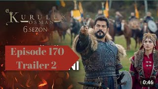 Kurulus Osman season 6 episode 170Trailer 2 Osman s6ep6 trailer 2 with urdu subtitle by makki tv [upl. by Anenahs98]