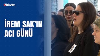 Ünlü oyuncu İrem Sak’ın babası son yolculuğuna uğurlandı [upl. by Sardse660]