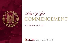 Fall 2024 School of Law Commencement [upl. by Anyrb611]