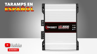 Amplificador Taramps 3000 Watts RMS Modelo HD 3000 y Ejemplos  Taramps Group [upl. by Talbott]