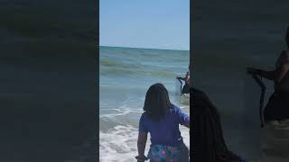 Dolphins at Topsail Beach in Surf City NC [upl. by Coppins]