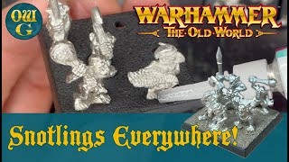 Snotlings are awesome and I need them in my life  Making snotling swarms  Warhammer The Old World [upl. by Adnorhs]