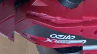 Ozito PXCLTS 18v Cordless Telescopic Grass Trimmer and Edger transformed into a tree cutter [upl. by Heuser670]